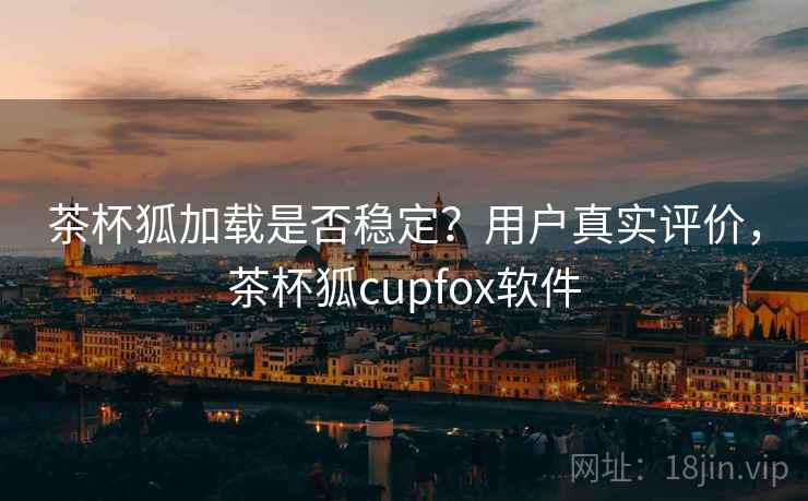 茶杯狐加载是否稳定？用户真实评价，茶杯狐cupfox软件
