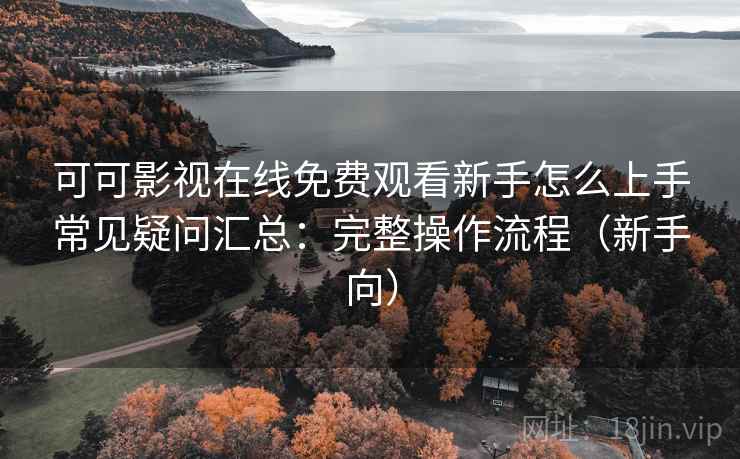 可可影视在线免费观看新手怎么上手常见疑问汇总：完整操作流程（新手向）